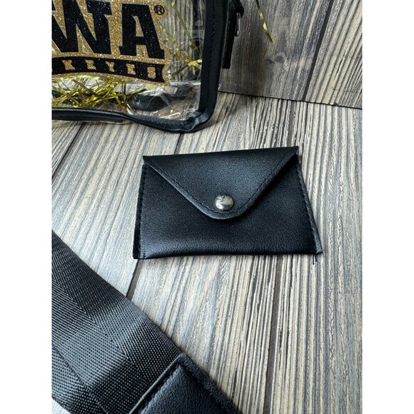 Iowa Hawkeyes Clear Crossbody Bag With Wristlet - Picture 3 of 5